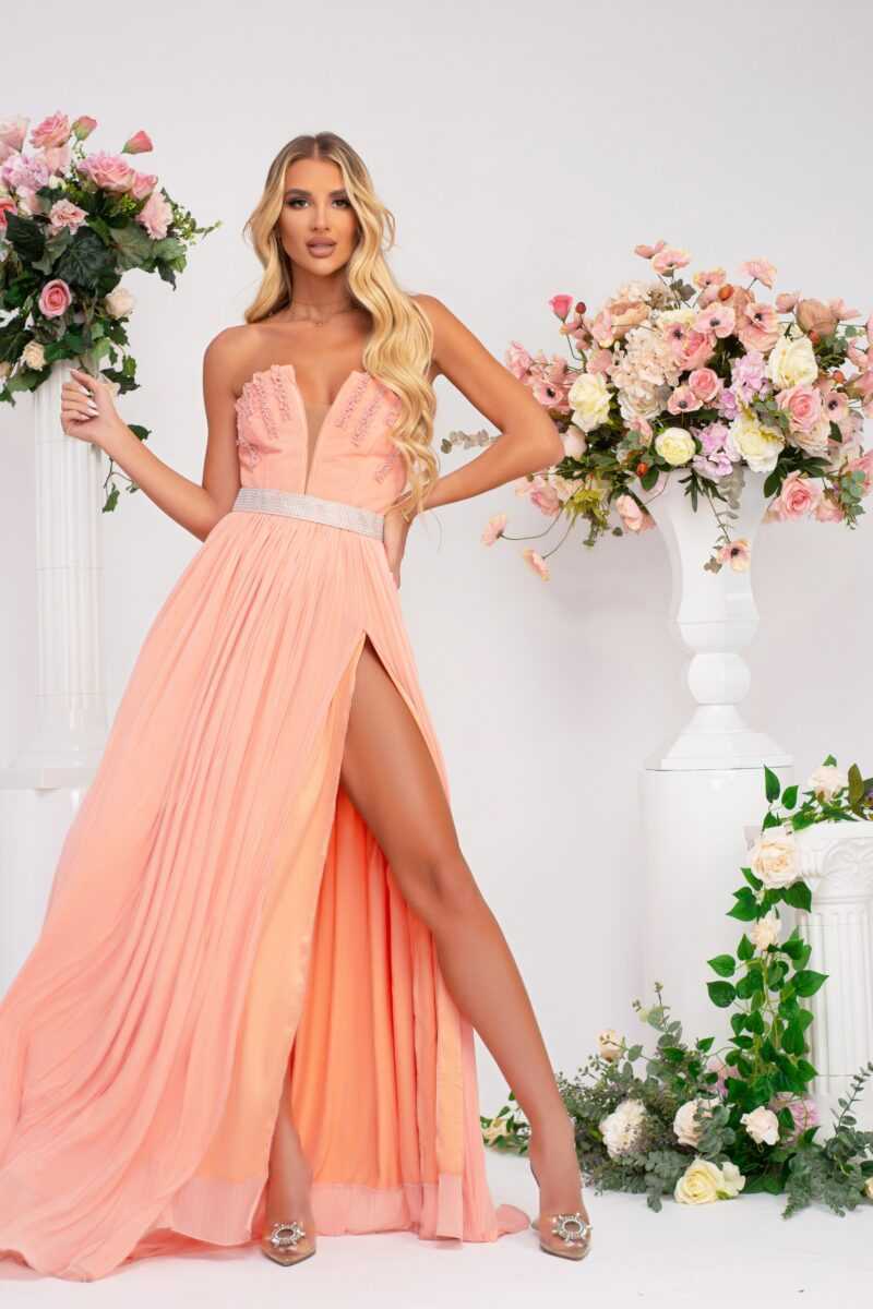 Дълга рокля Peach COCOON
