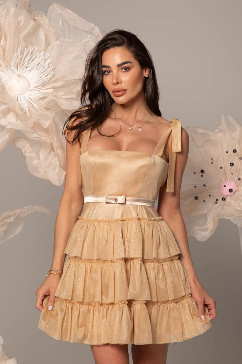 Рокля Gold COCOON